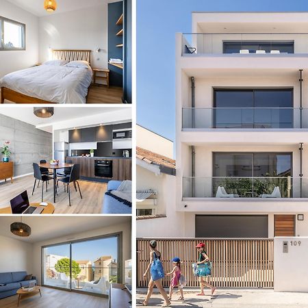 South-Of-France T2 Neuf Haut De Gamme, Climatise, Parking Gratuit, 2Eme Ligne Balcon 3 كارنو بلاج المظهر الخارجي الصورة