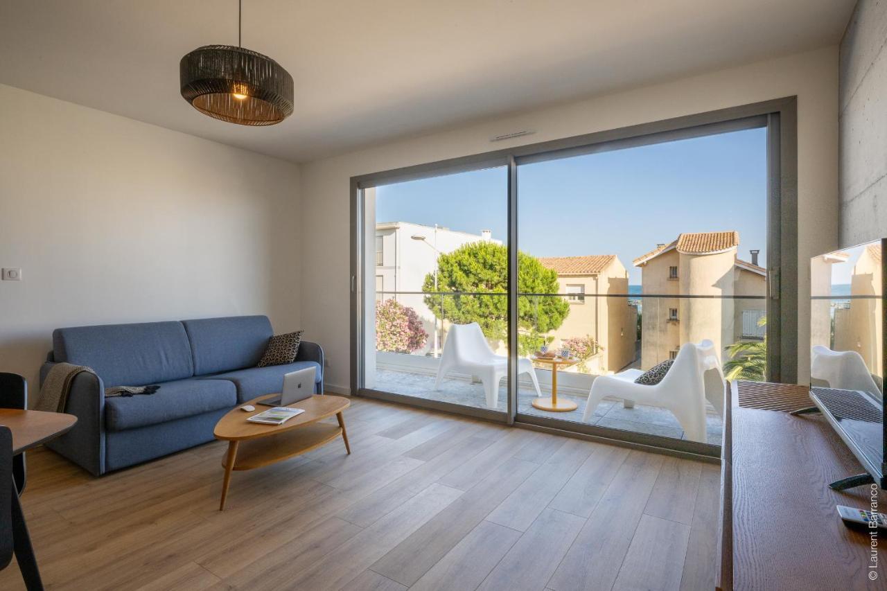 South-Of-France T2 Neuf Haut De Gamme, Climatise, Parking Gratuit, 2Eme Ligne Balcon 3 كارنو بلاج المظهر الخارجي الصورة